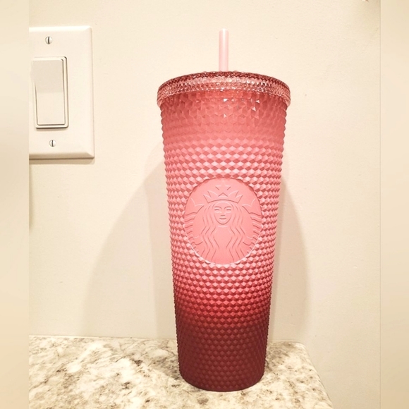 NEW Starbucks Waxberry Pink Ombre Gradient Venti 2022 Holiday Tumbler 💖 - Picture 3 of 11